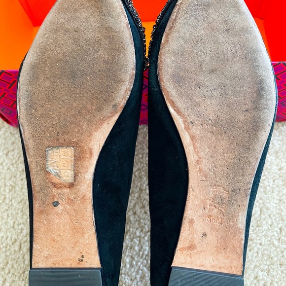 Tory Burch Vanessa Flat - Soho Lux Suede 8.5 - Picture 3 of 7